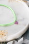 Heliophilia Silver Collar Multicolor con Colgante de Aleación